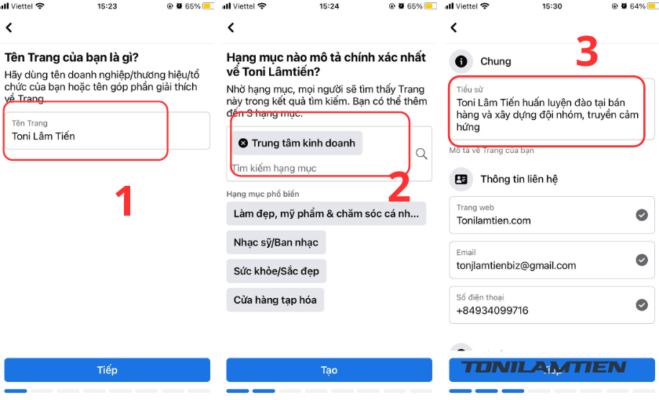 Cách Tạo Fanpage Trên Facebook Đơn Giản Nhất 2023 14 Điền đầy đủ các thông tin của trang