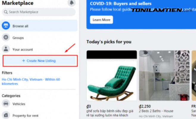 Bán Hàng Trên Facebook Marketplace Đơn Giản Nhất 2023 7 Đăng nhập Facebook và truy cập vào Facebook Marketplacea